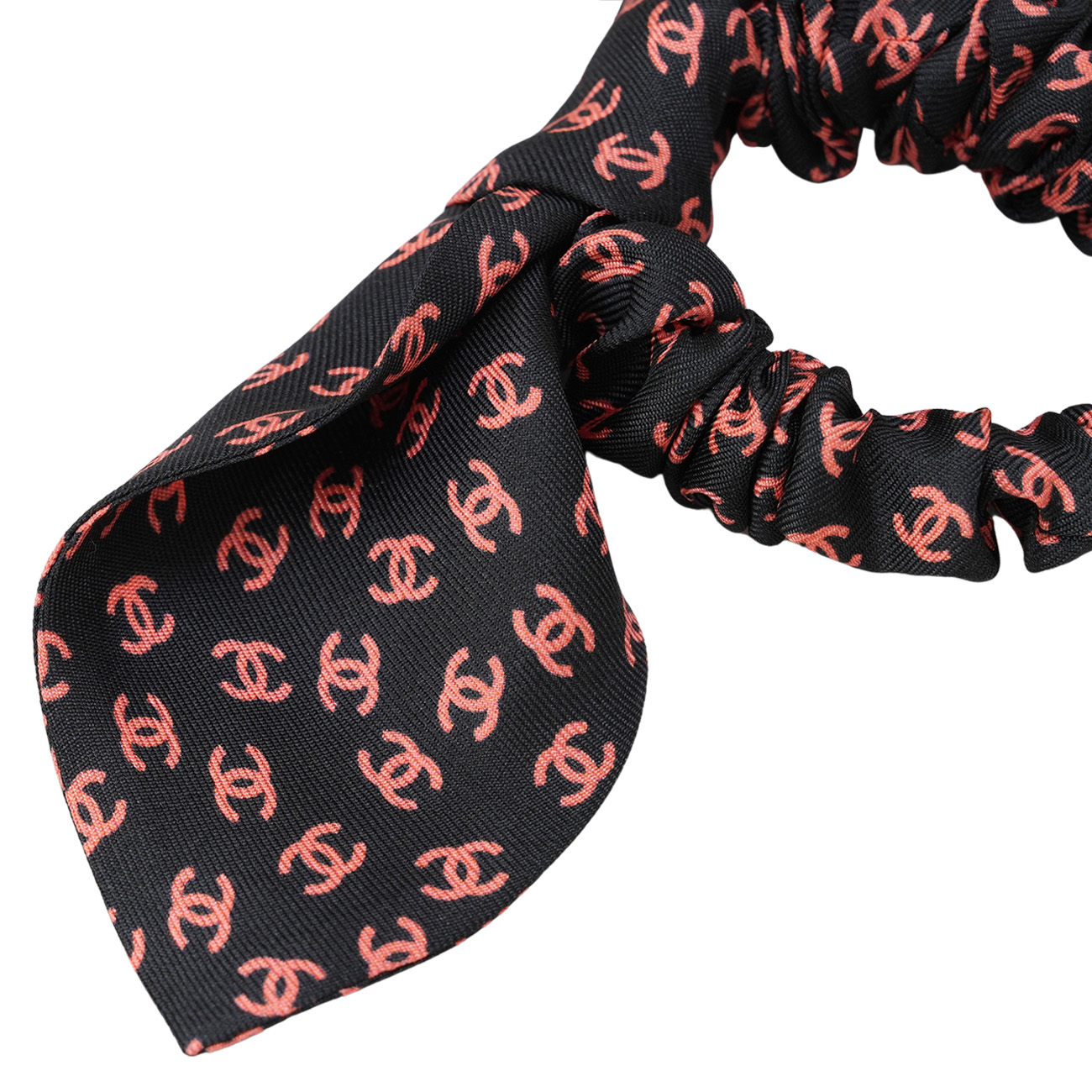CHANEL(USED)샤넬 AA8925 CC로고 버니 헤어리본 슈슈