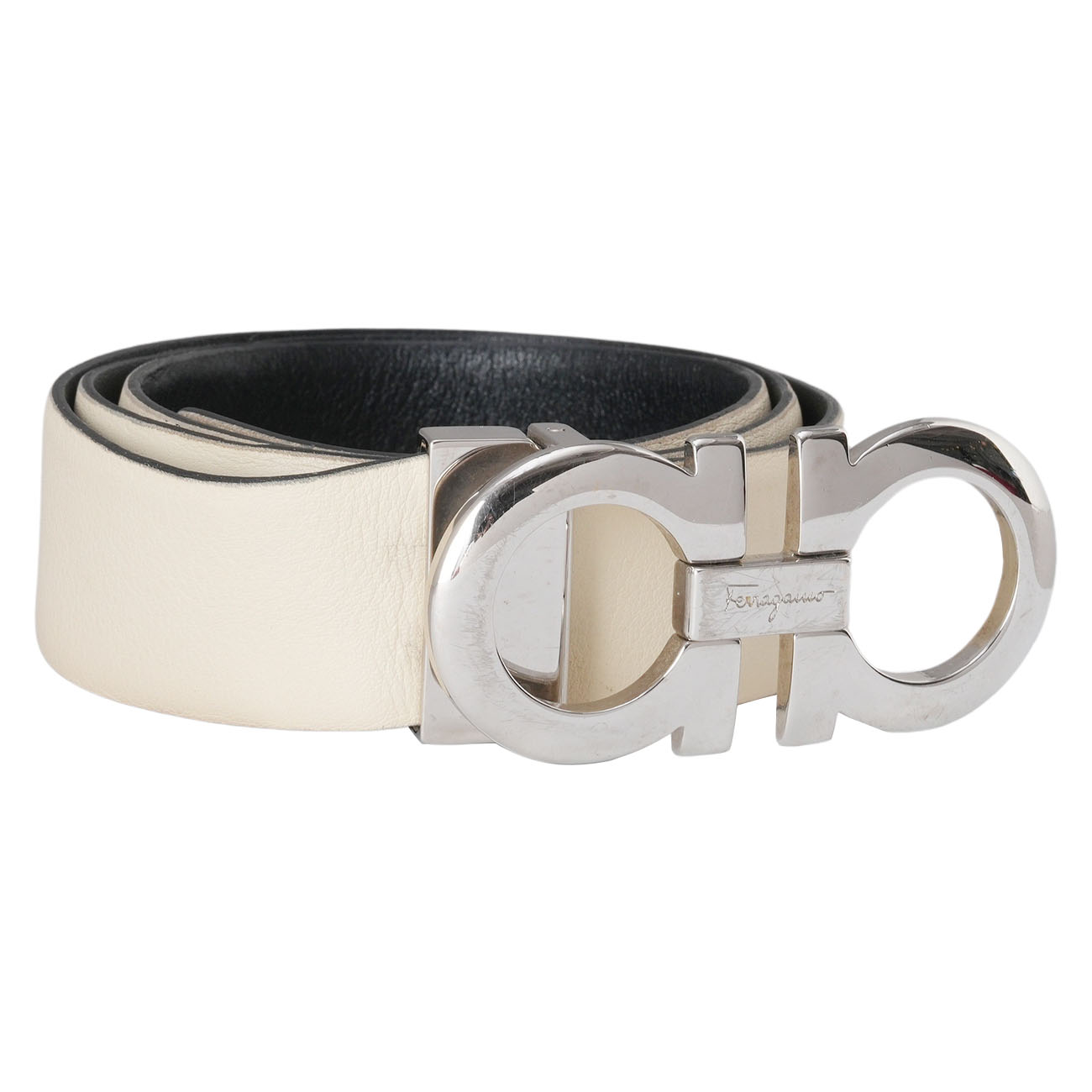 FERRAGAMO(USED)페레가모 간치니 양면 벨트 # XL