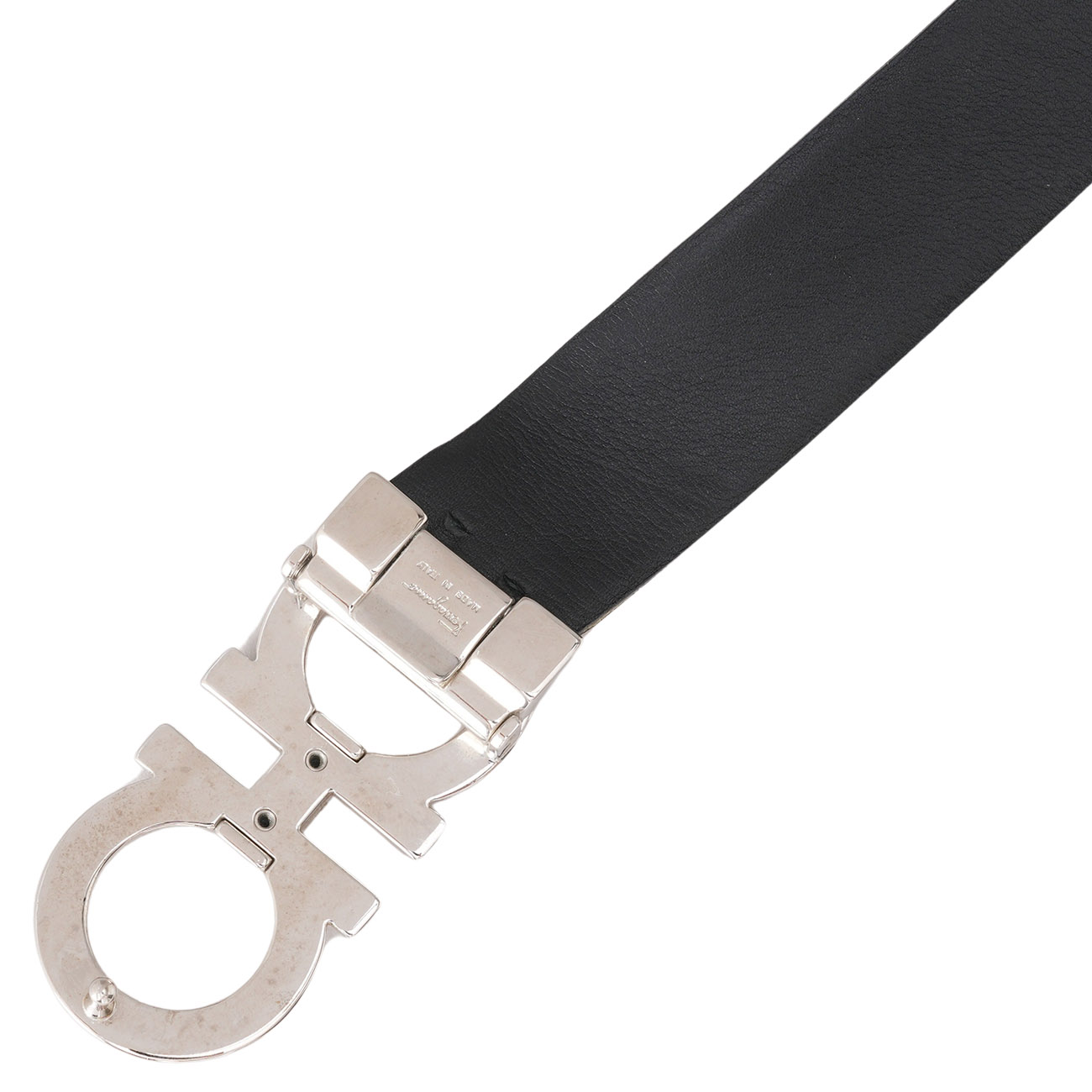 FERRAGAMO(USED)페레가모 간치니 양면 벨트 # XL