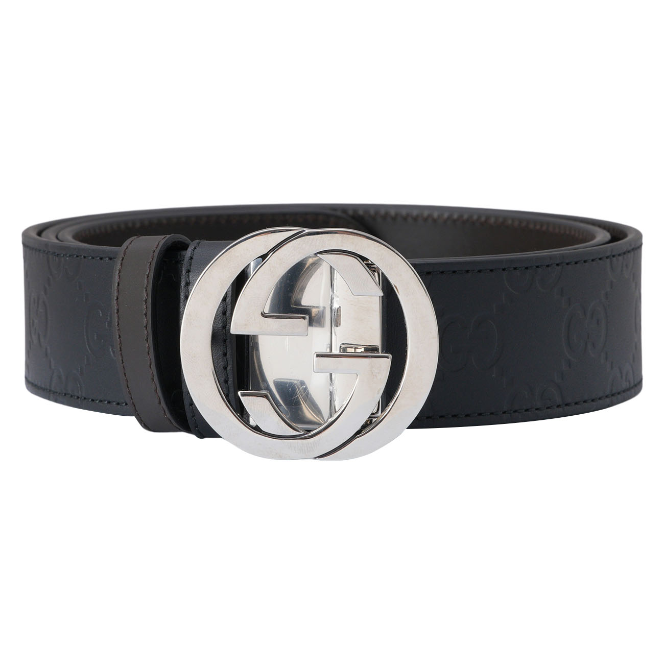 GUCCI(USED)구찌 473030 인터로킹 벨트 #95