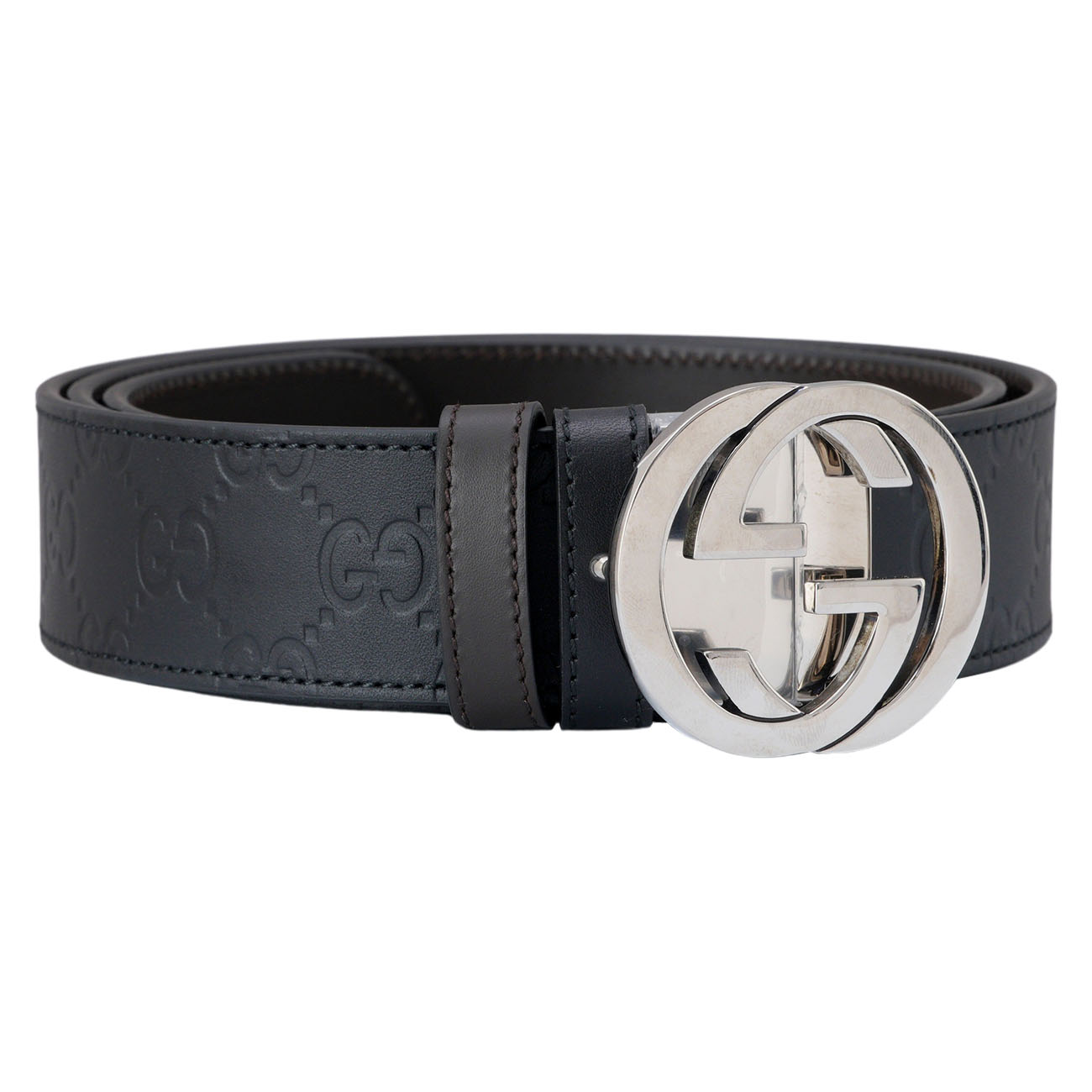 GUCCI(USED)구찌 473030 인터로킹 벨트 #95