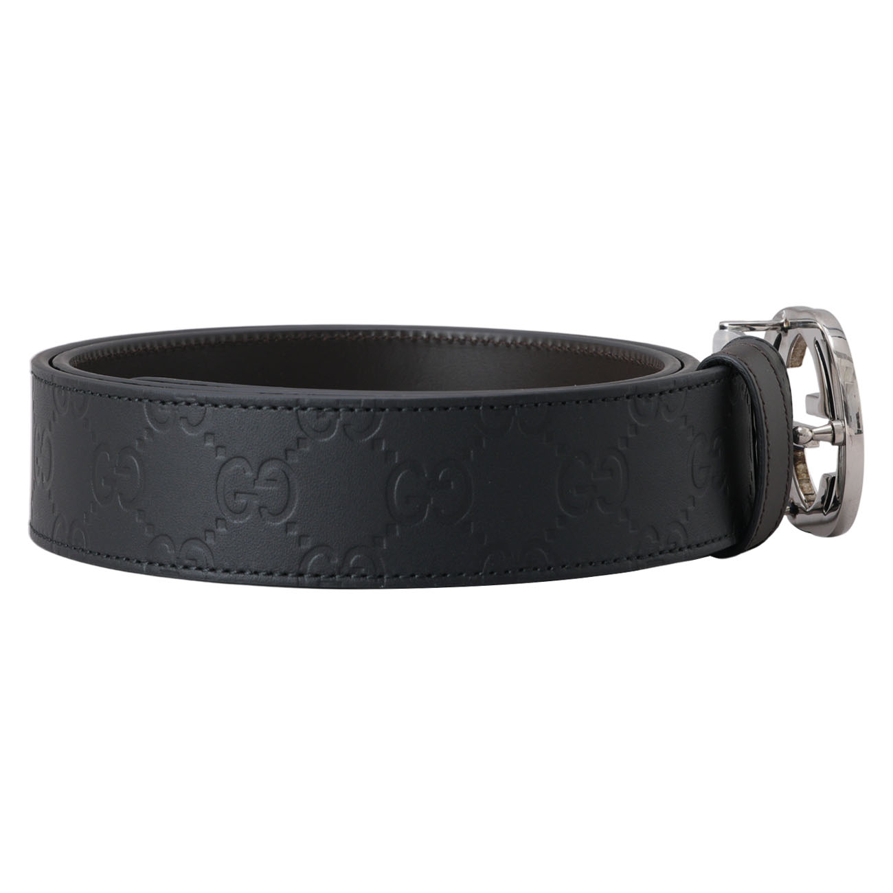 GUCCI(USED)구찌 473030 인터로킹 벨트 #95