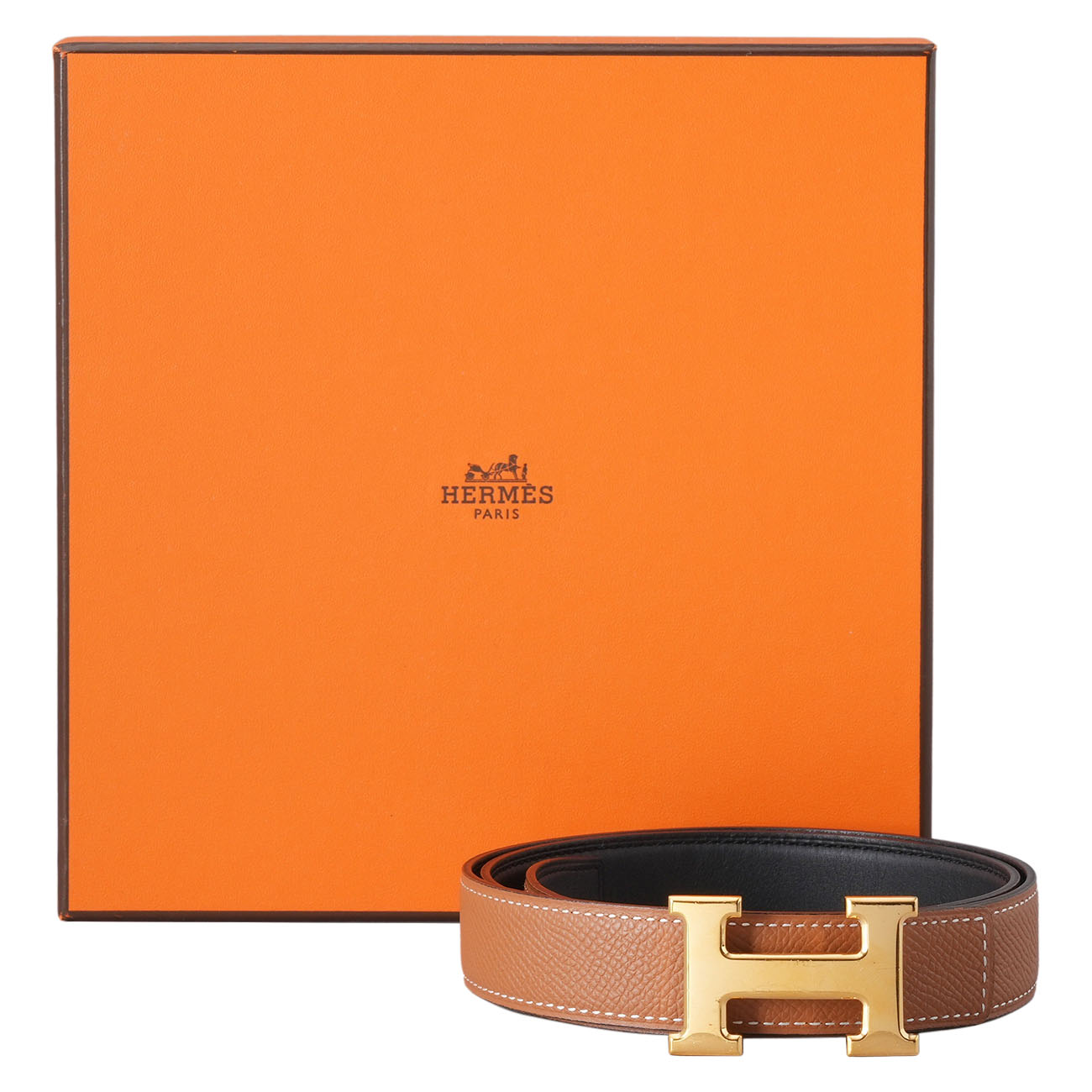 HERMES(USED)에르메스 리버시블 벨트 75