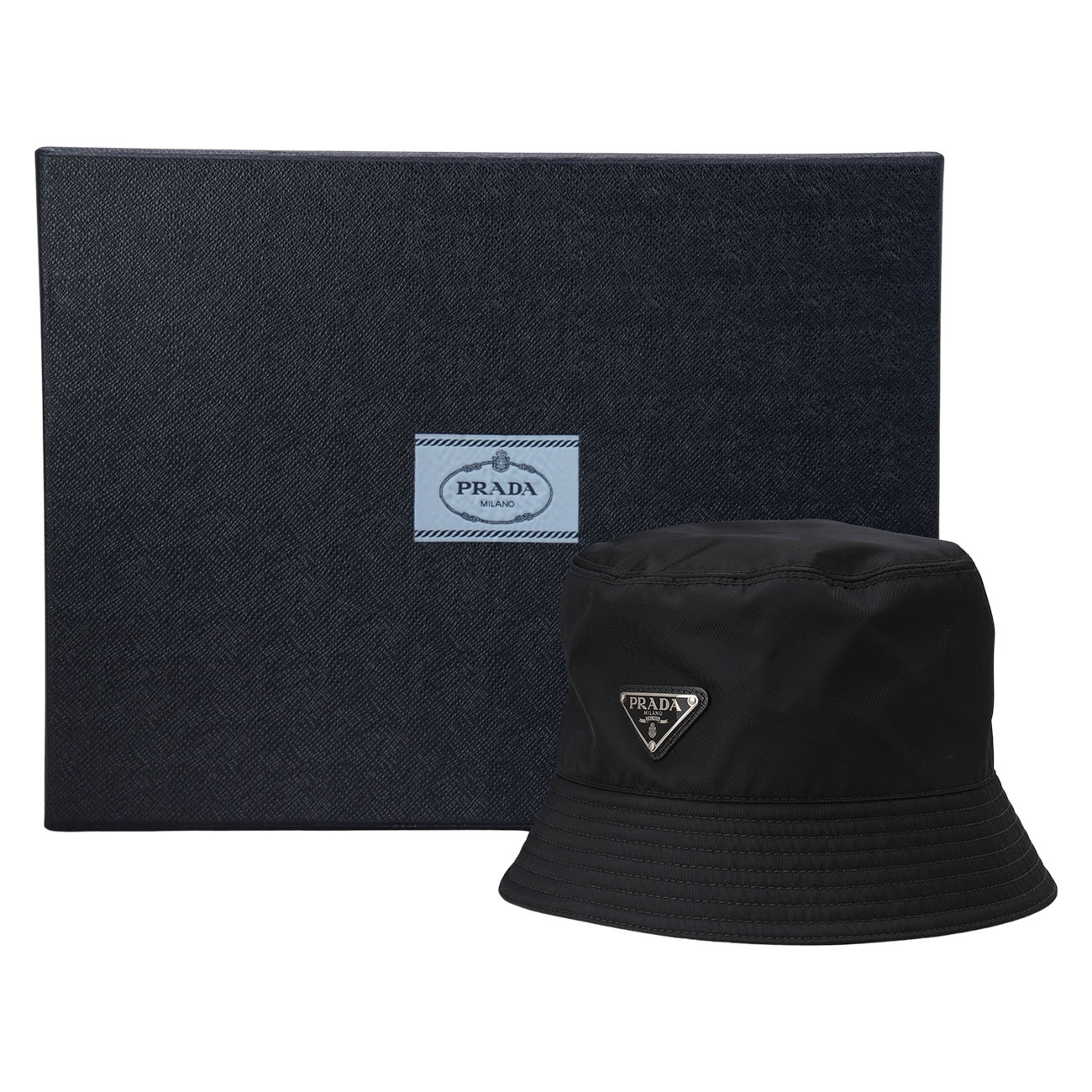 PRADA(USED)프라다 리나일론 버킷햇 #L