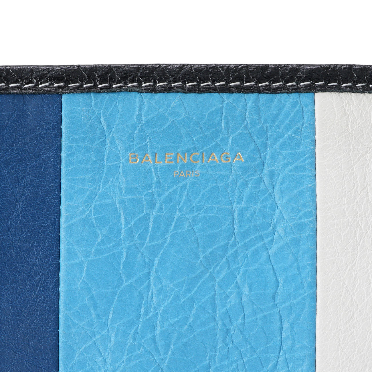 BALENCIAGA(USED)발렌시아가 443658 바자 스트라이프 클러치