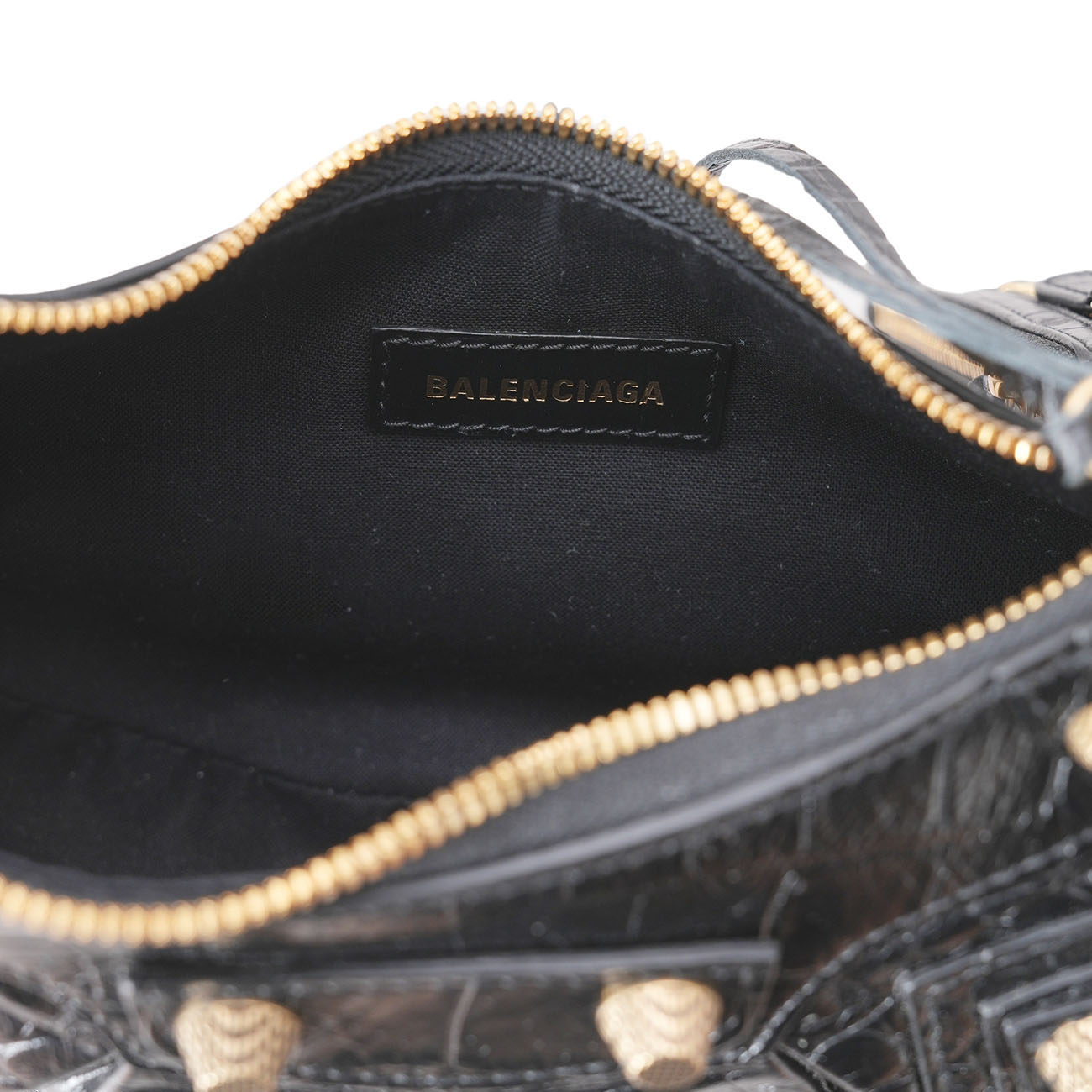 BALENCIAGA(USED)발렌시아가 671309 크로커다일 르카골 XS