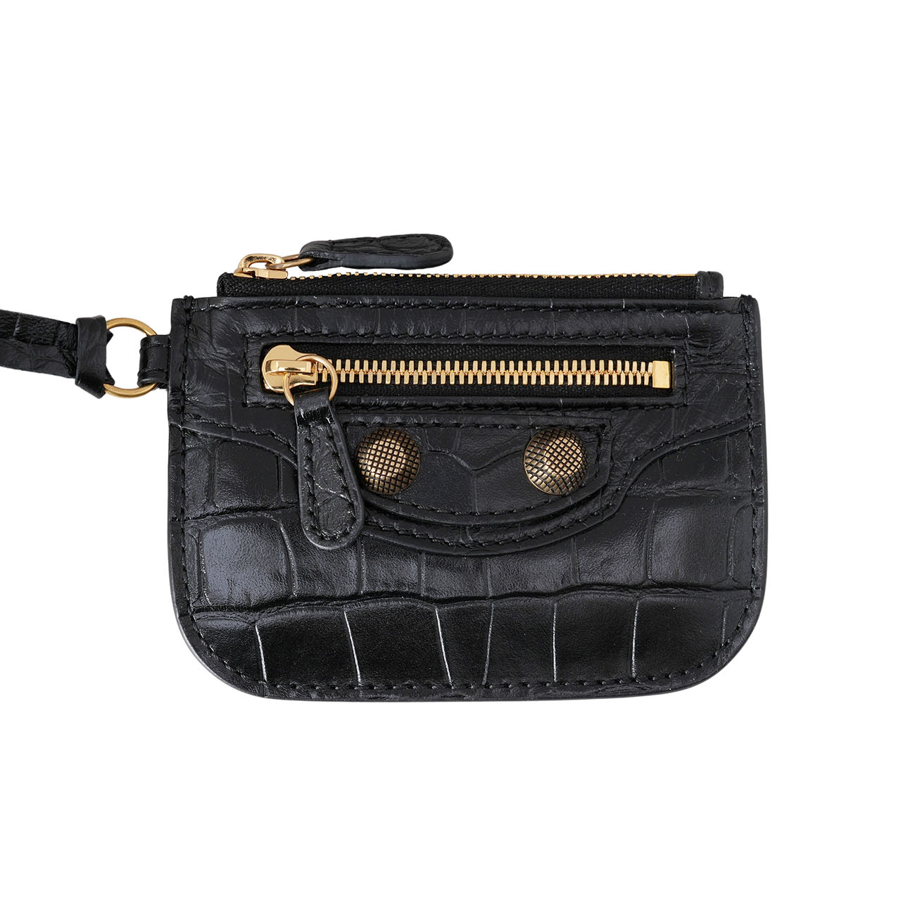 BALENCIAGA(USED)발렌시아가 671309 크로커다일 르카골 XS