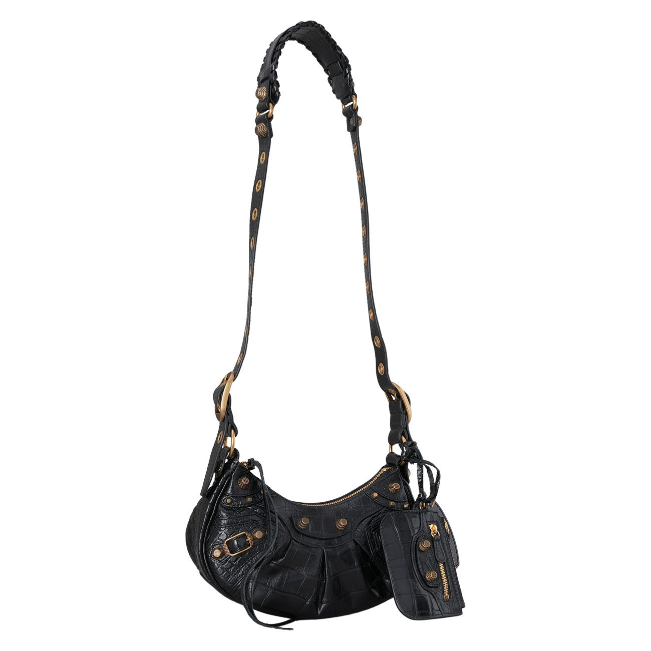 BALENCIAGA(USED)발렌시아가 671309 크로커다일 르카골 XS