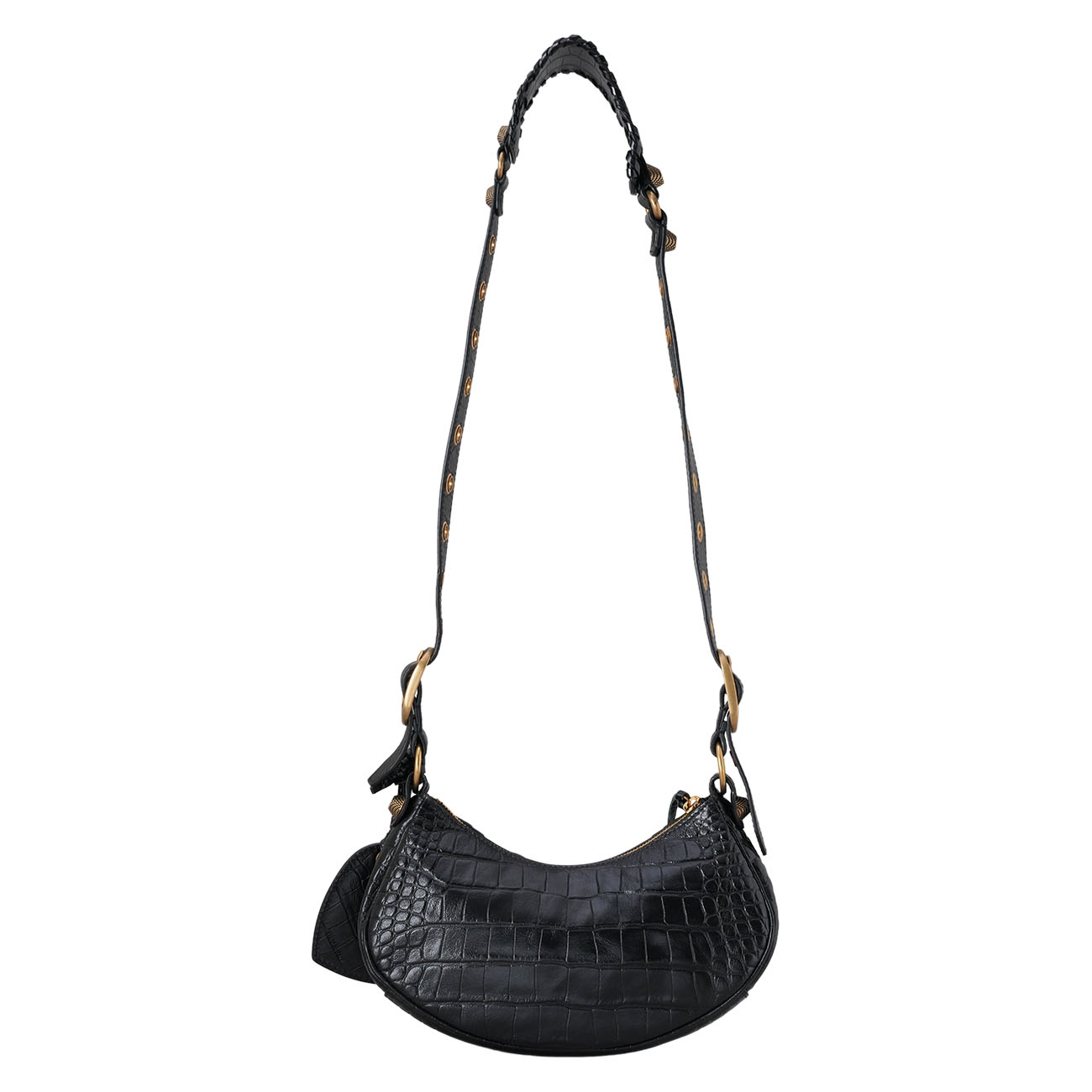 BALENCIAGA(USED)발렌시아가 671309 크로커다일 르카골 XS