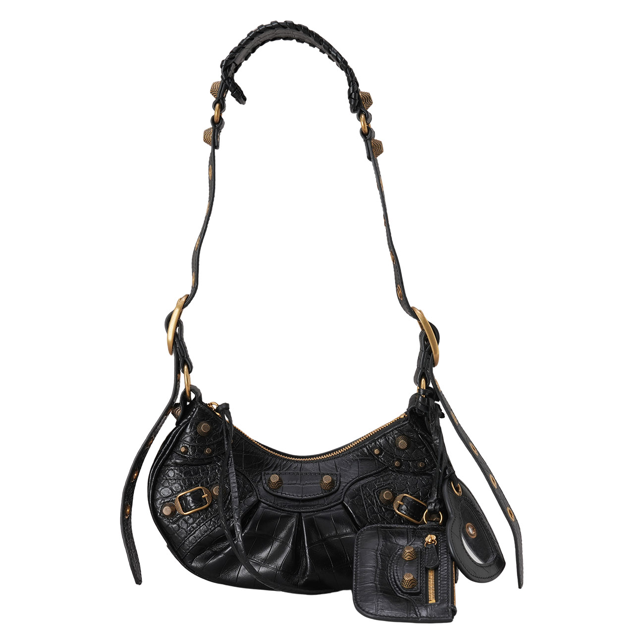 BALENCIAGA(USED)발렌시아가 671309 크로커패턴 르카골 숄더백 XS