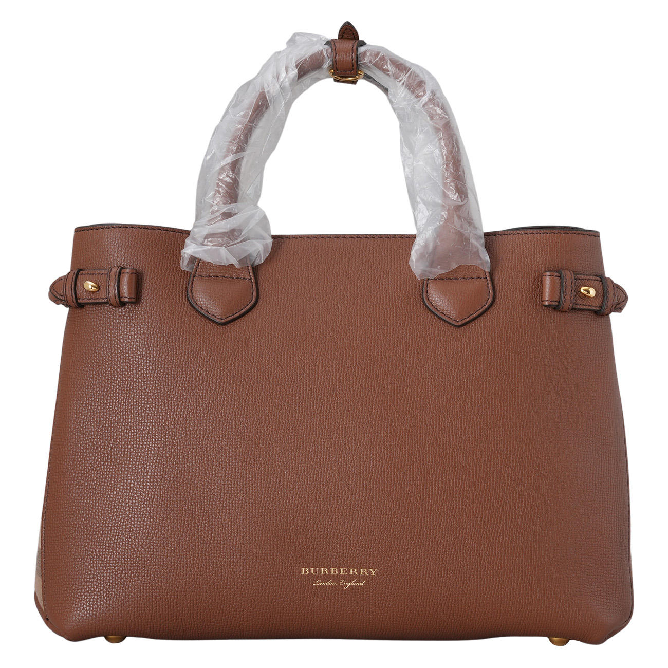 BURBERRY(USED)버버리 4023694 하우스체크 배너 숄더백 미듐