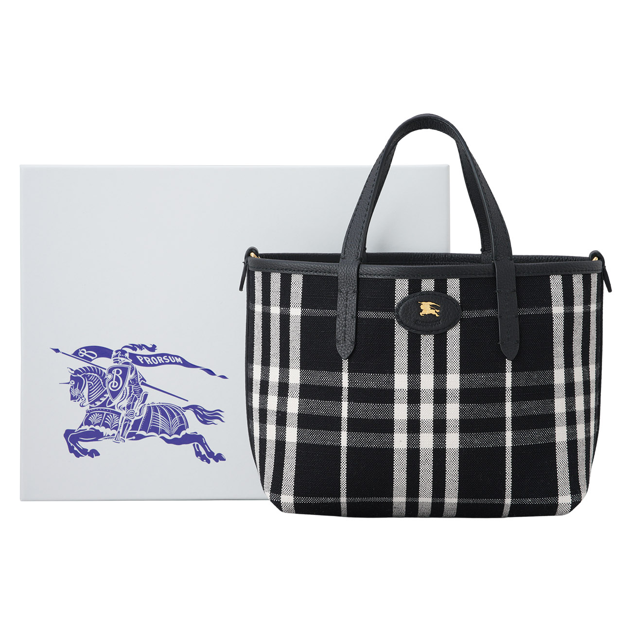 BURBERRY(NEW)버버리 81196291 미니 리버시블 블룸스버리 토트백 (새상품) NEW PRODUCT