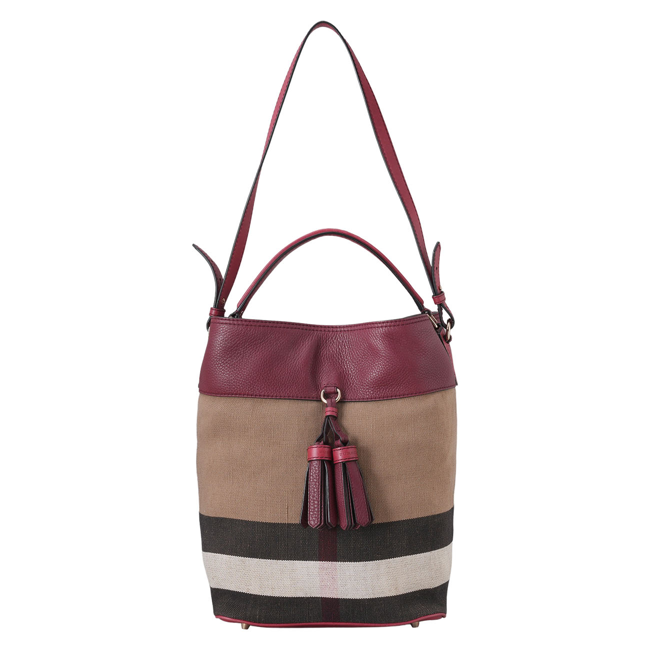 BURBERRY(USED)버버리 테슬 수신나 호보백