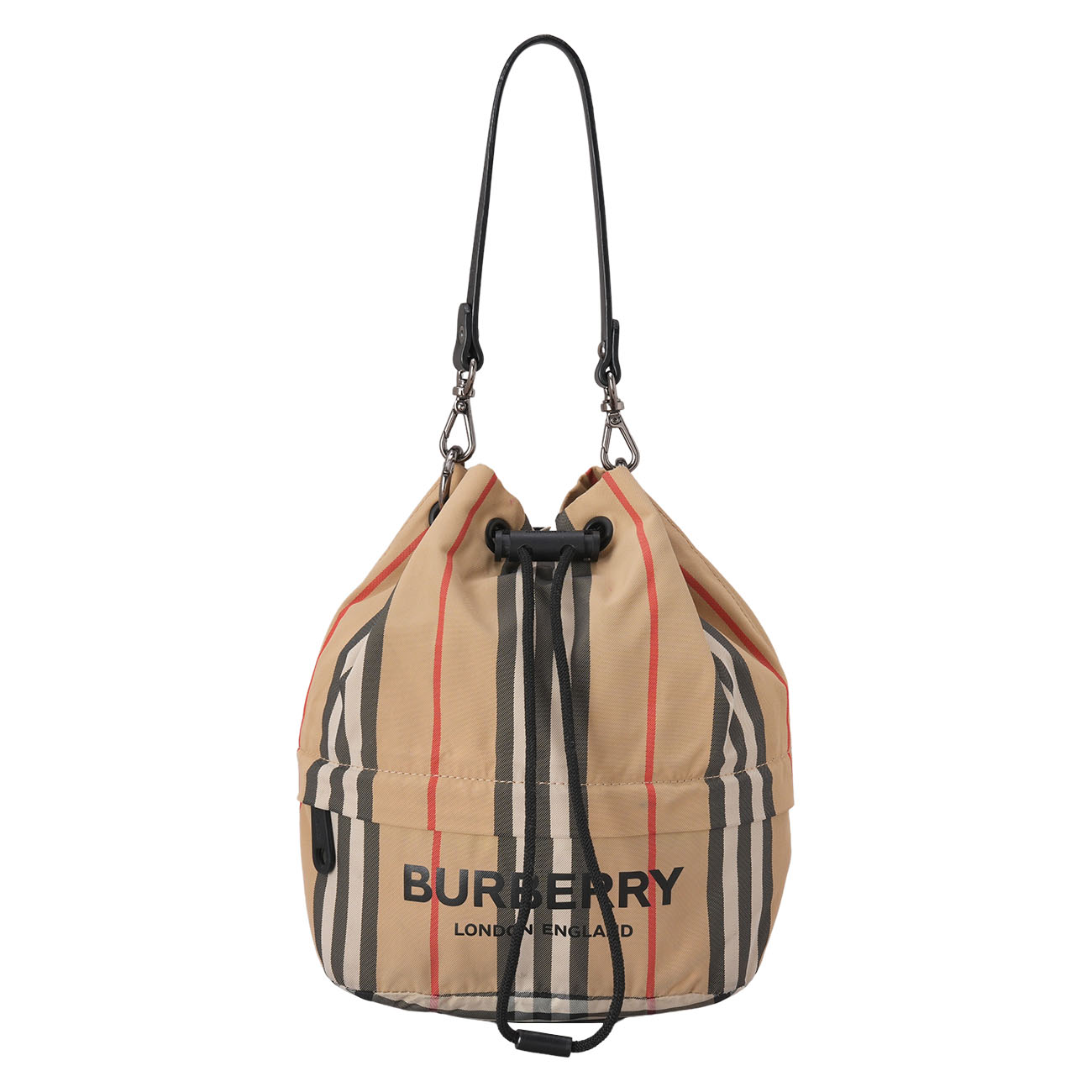 BURBERRY(USED)버버리 피비 체크 미니 파우치 버킷백