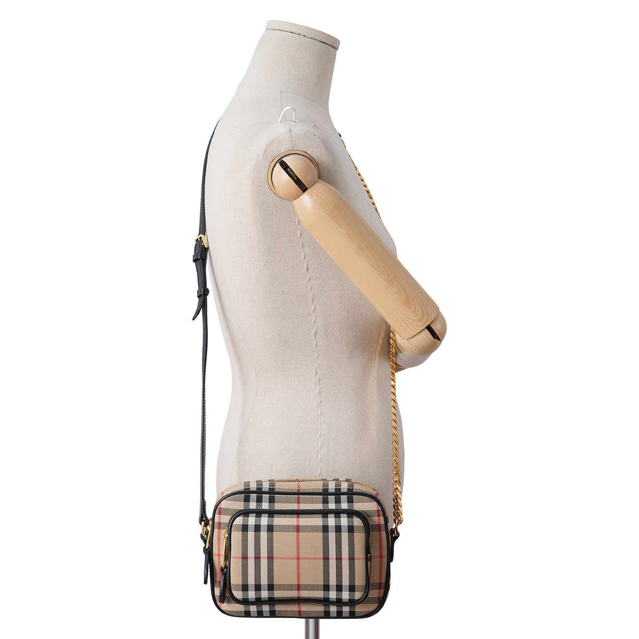 BURBERRY(USED)버버리 체크 카메라백