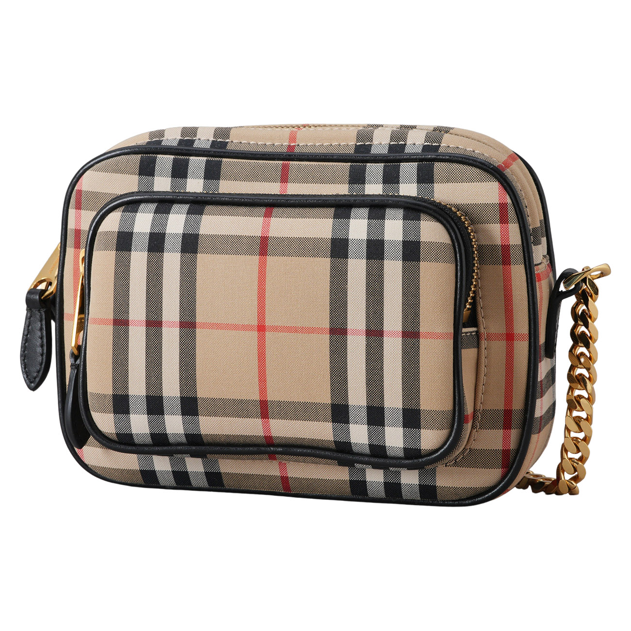 BURBERRY(USED)버버리 체크 카메라백