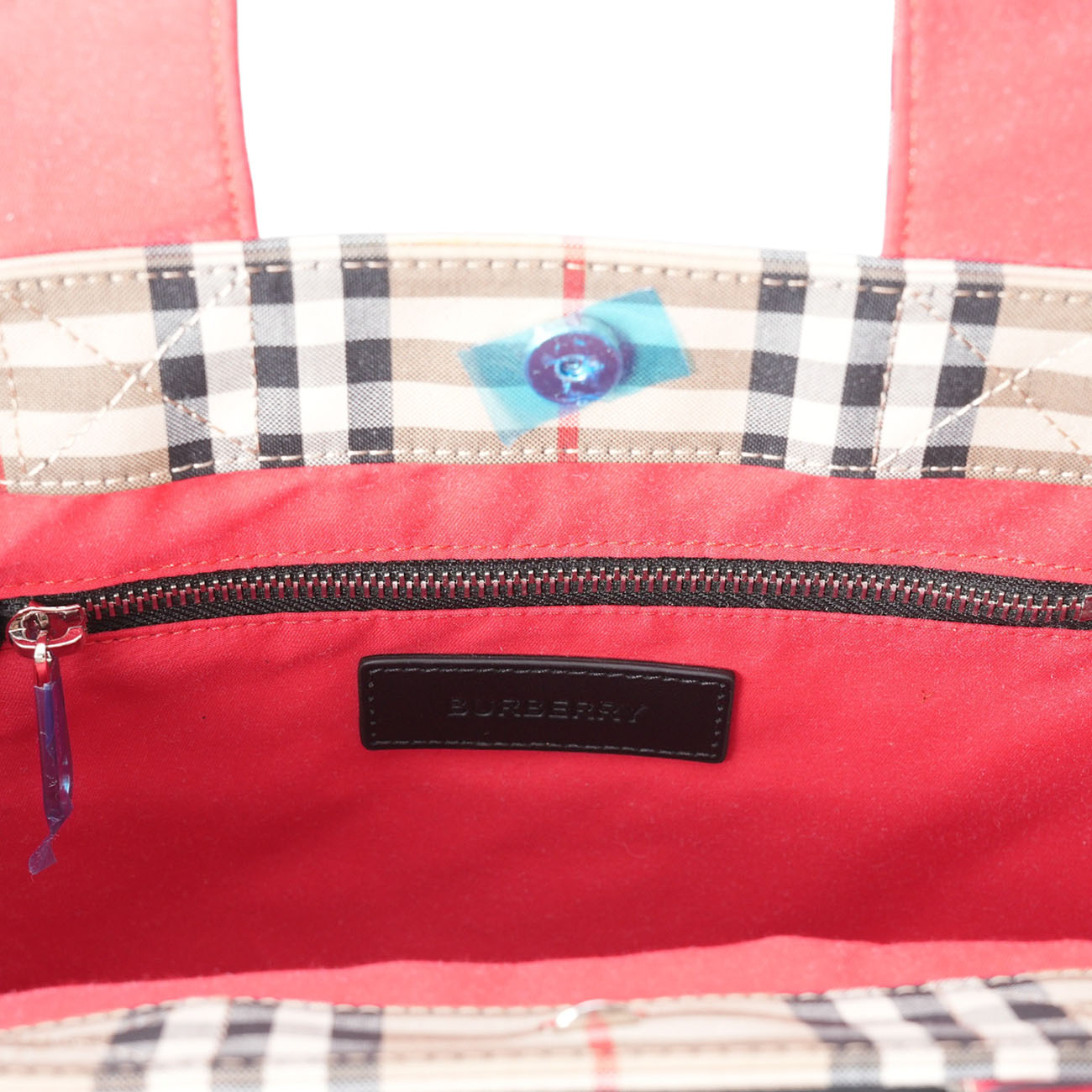 BURBERRY(USED)버버리 로고 아플리케 빈티지 토트백