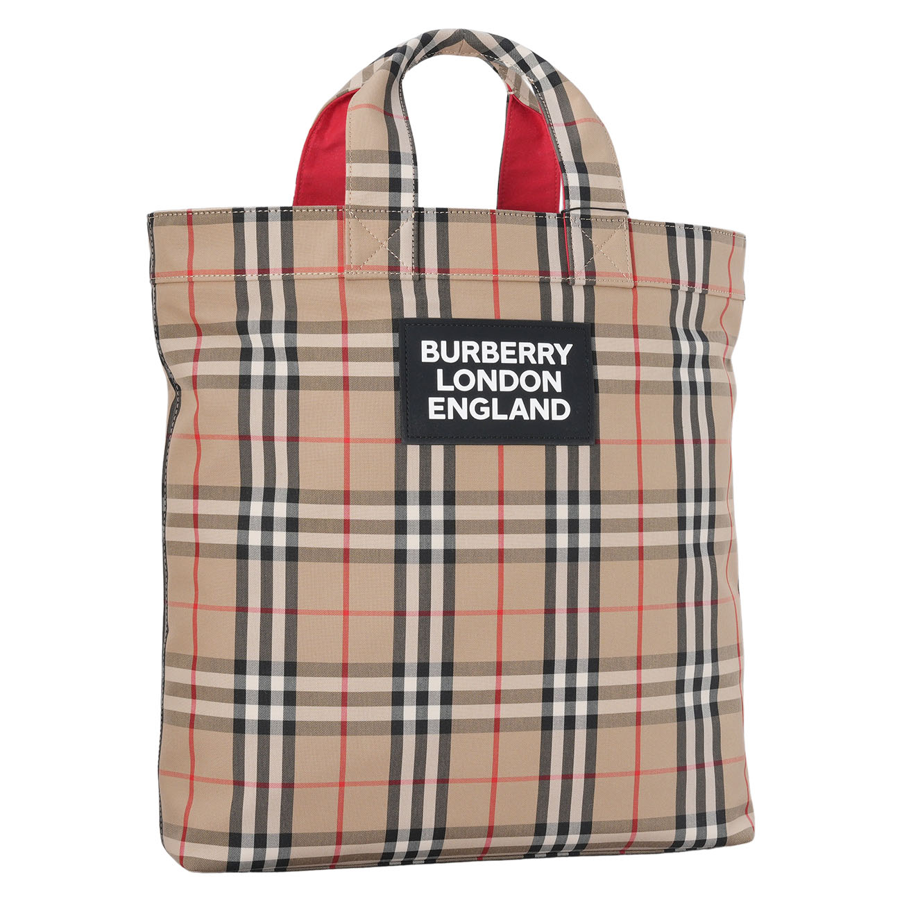 BURBERRY(USED)버버리 로고 아플리케 빈티지 토트백