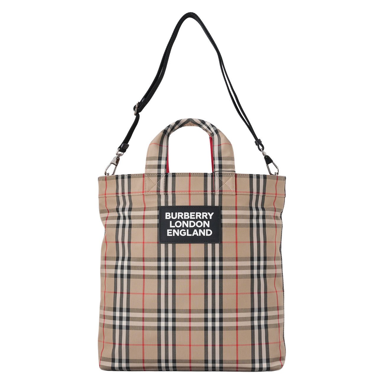 BURBERRY(USED)버버리 로고 아플리케 빈티지 토트백