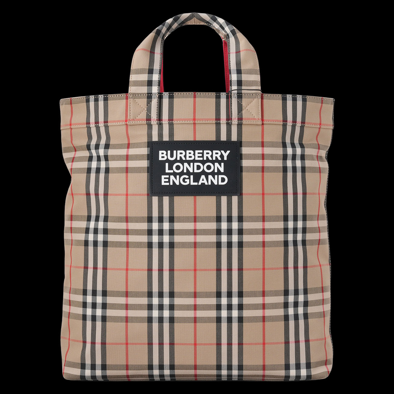 BURBERRY(USED)버버리 로고 아플리케 빈티지 토트백