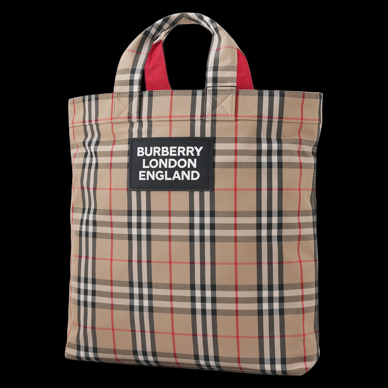 BURBERRY(USED)버버리 로고 아플리케 빈티지 토트백