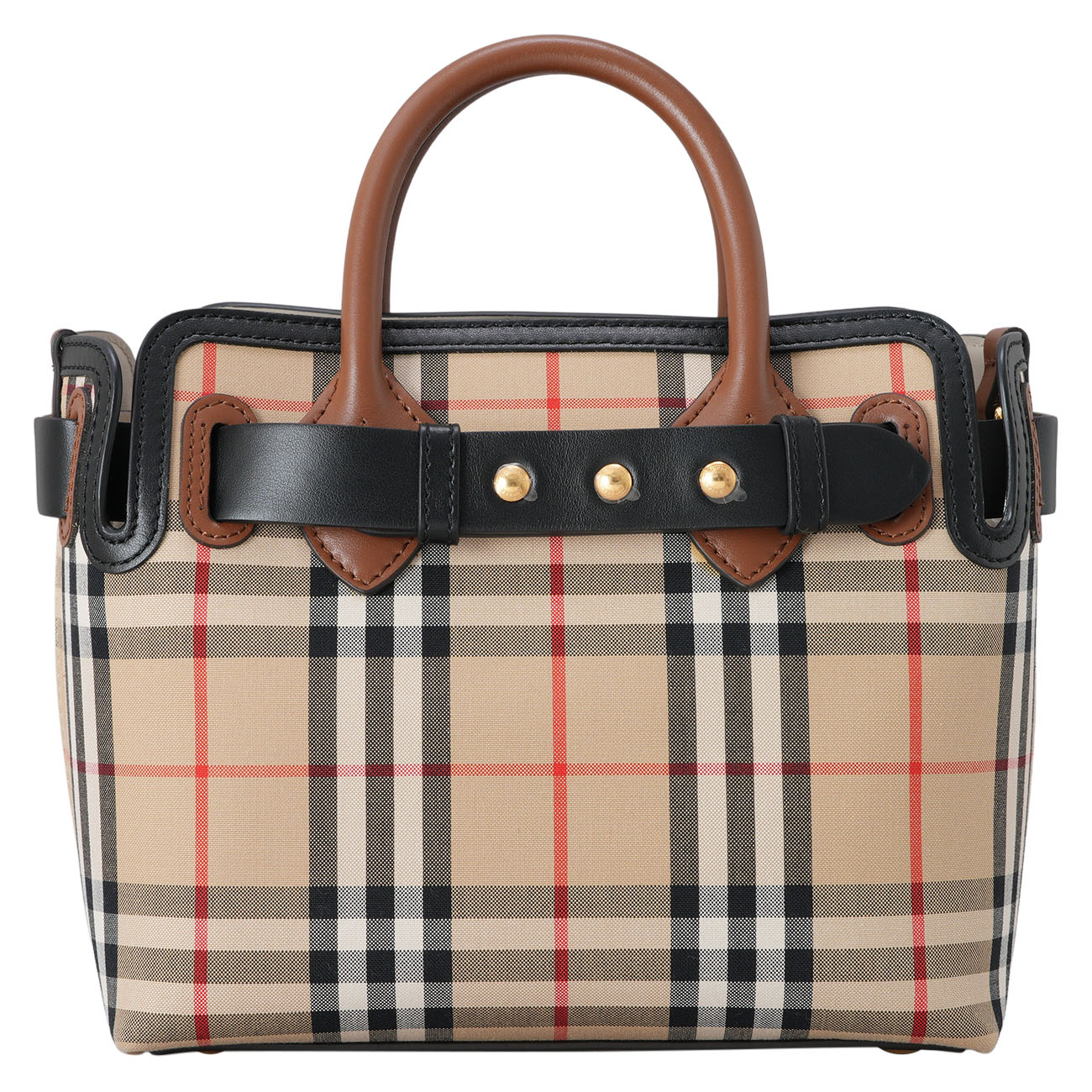 BURBERRY(USED)버버리 벨트 체크 토트백