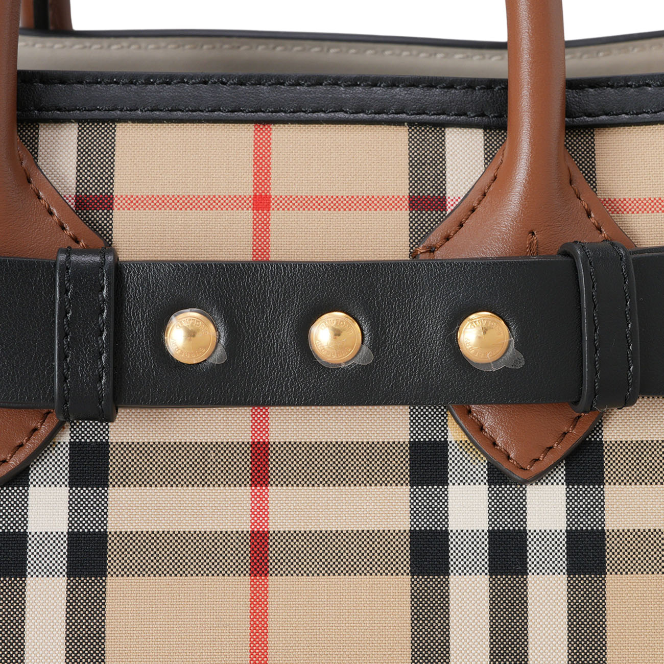 BURBERRY(USED)버버리 벨트 체크 토트백