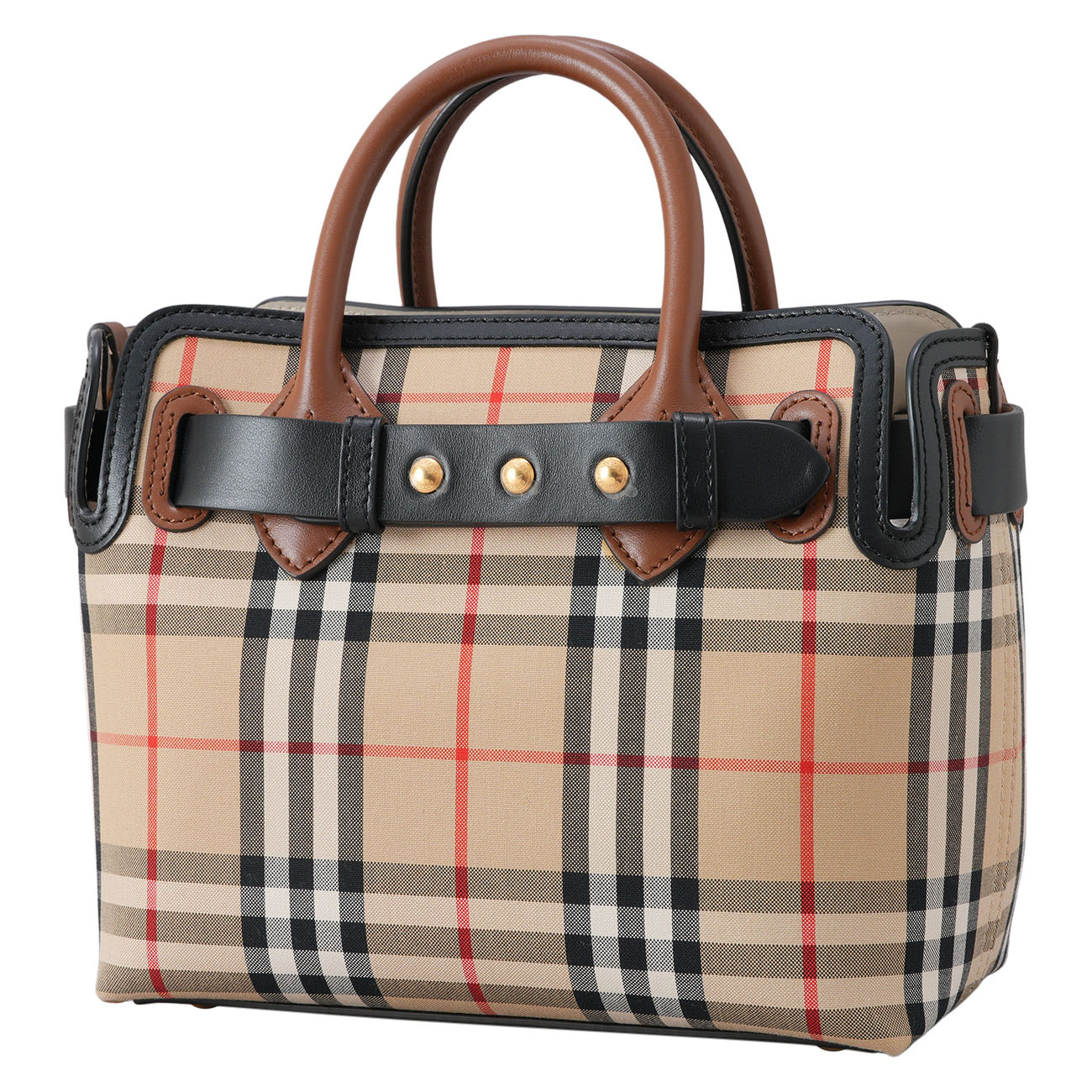 BURBERRY(USED)버버리 벨트 체크 토트백