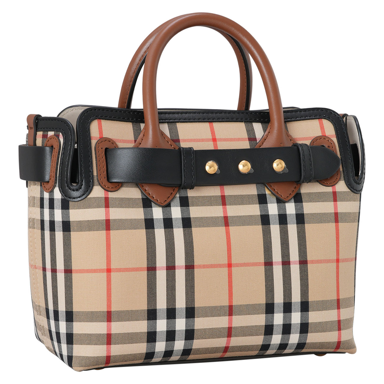 BURBERRY(USED)버버리 벨트 체크 토트백