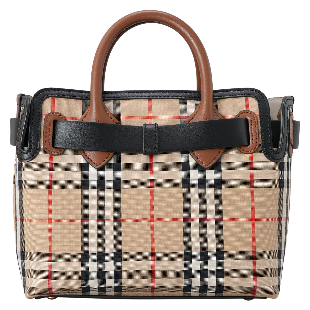 BURBERRY(USED)버버리 벨트 체크 토트백