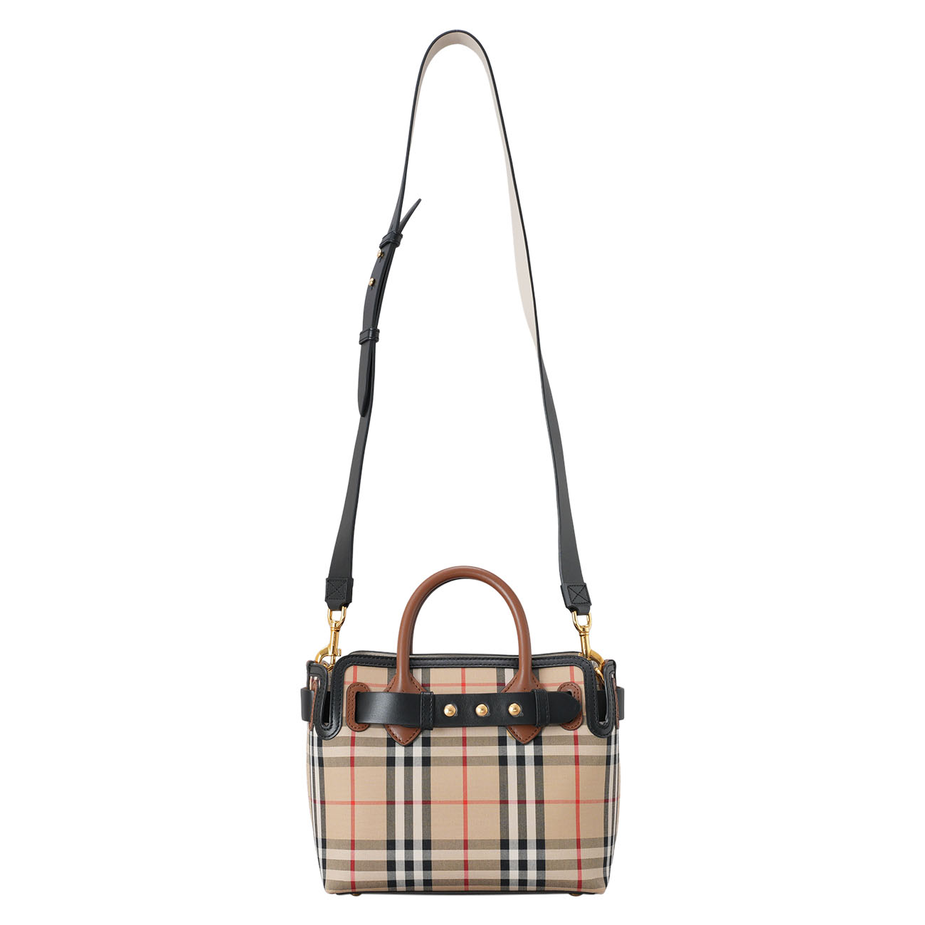 BURBERRY(USED)버버리 벨트 체크 토트백