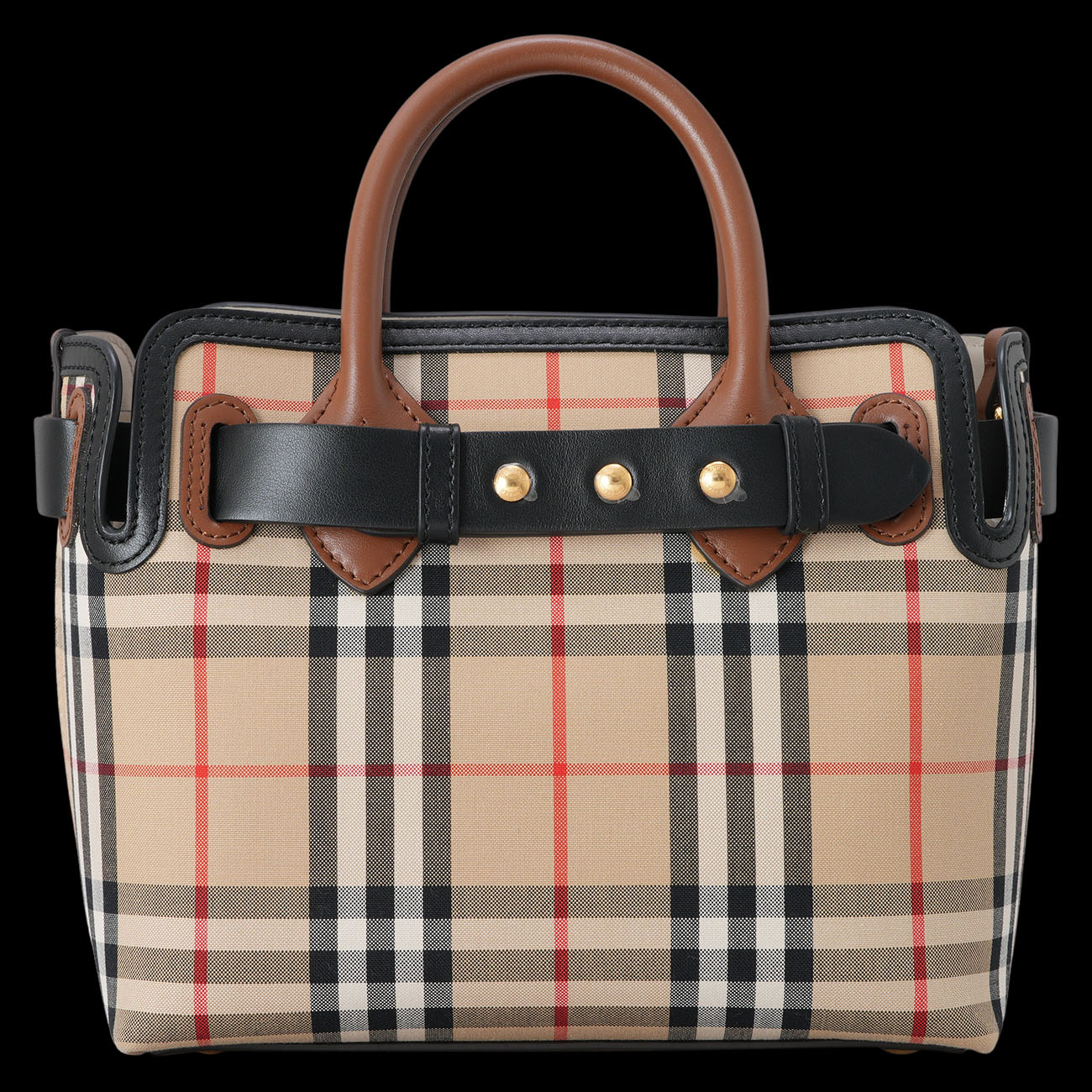 BURBERRY(USED)버버리 벨트 체크 토트백