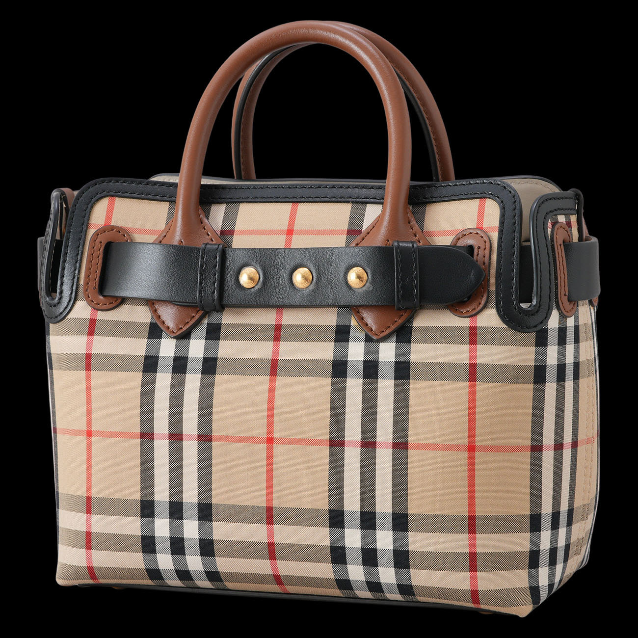 BURBERRY(USED)버버리 벨트 체크 토트백