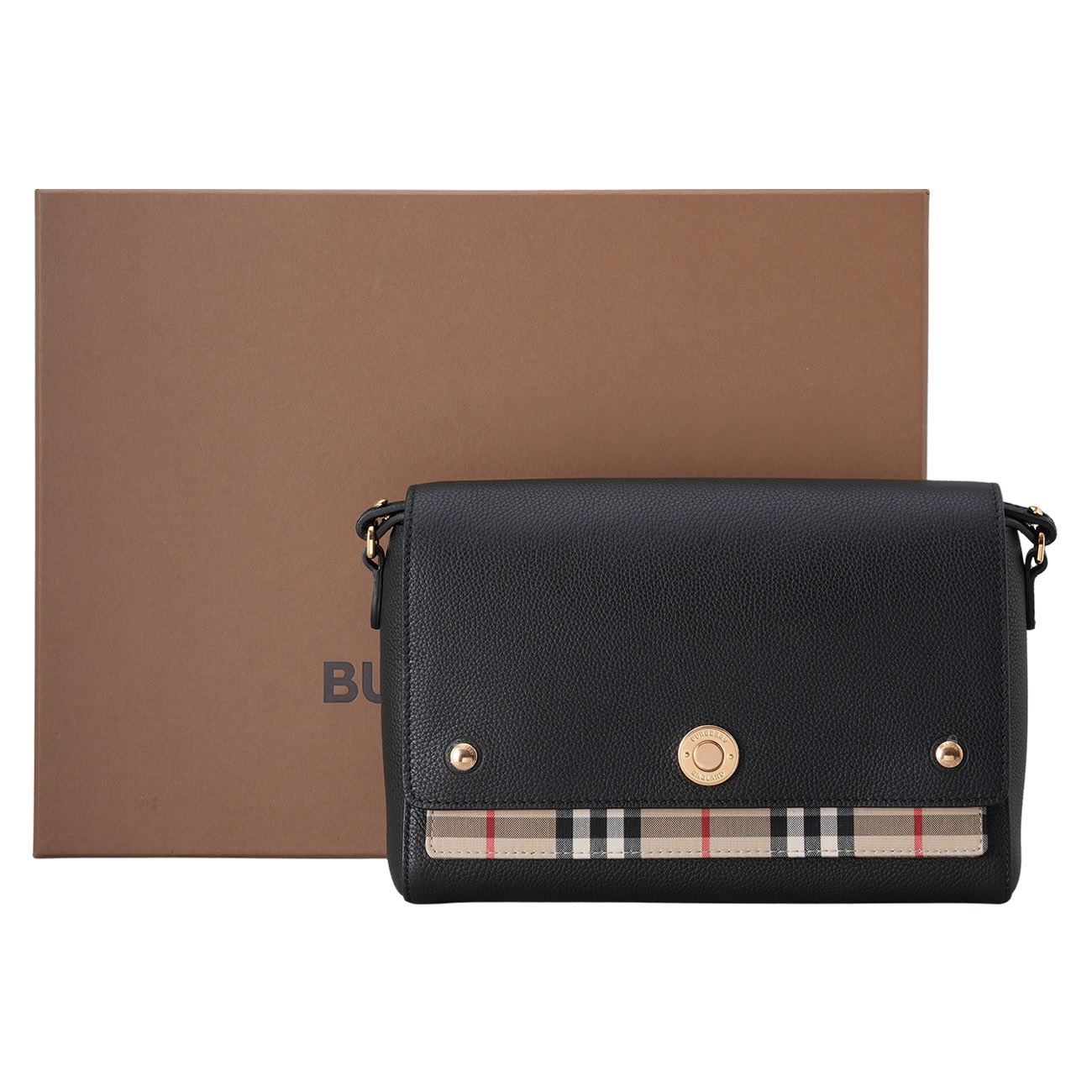 BURBERRY(USED)버버리 빈티지 체크 노트 크로스백