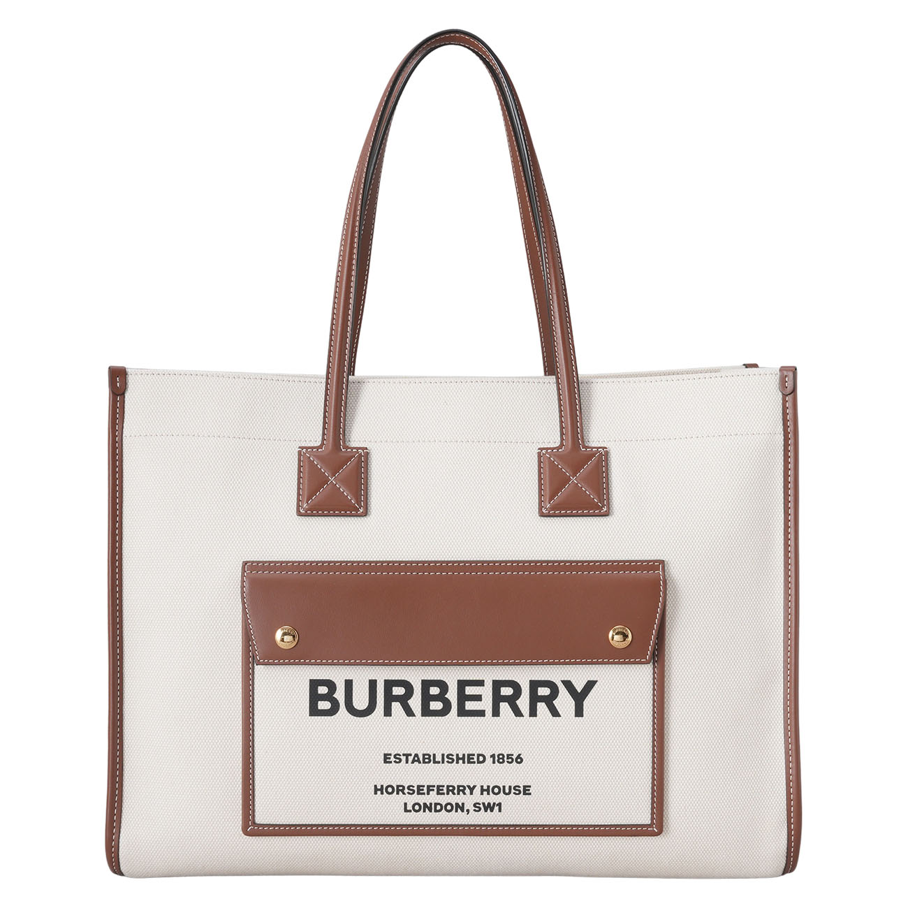 BURBERRY(USED)버버리 8044129 프레야 미듐 토트백