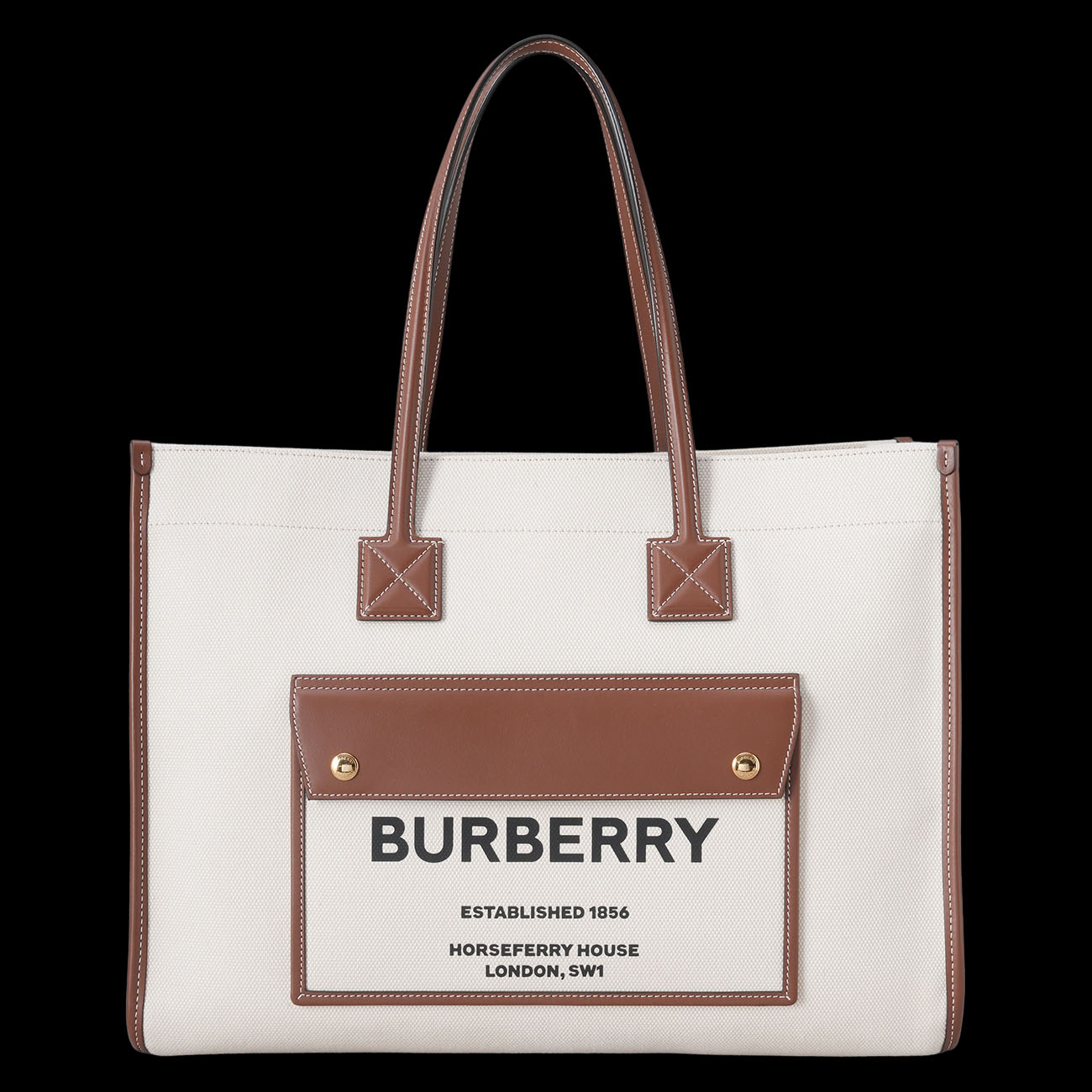 BURBERRY(USED)버버리 8044129 프레야 미듐 토트백