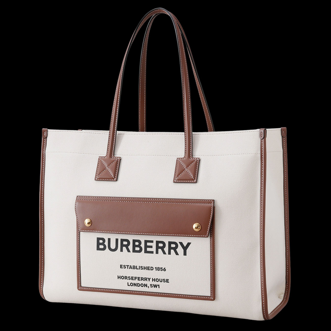 BURBERRY(USED)버버리 8044129 프레야 미듐 토트백