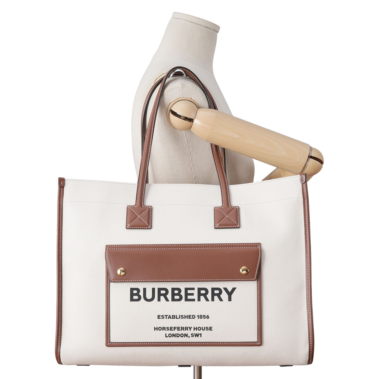 BURBERRY(USED)버버리 8044129 프레야 미듐 토트백