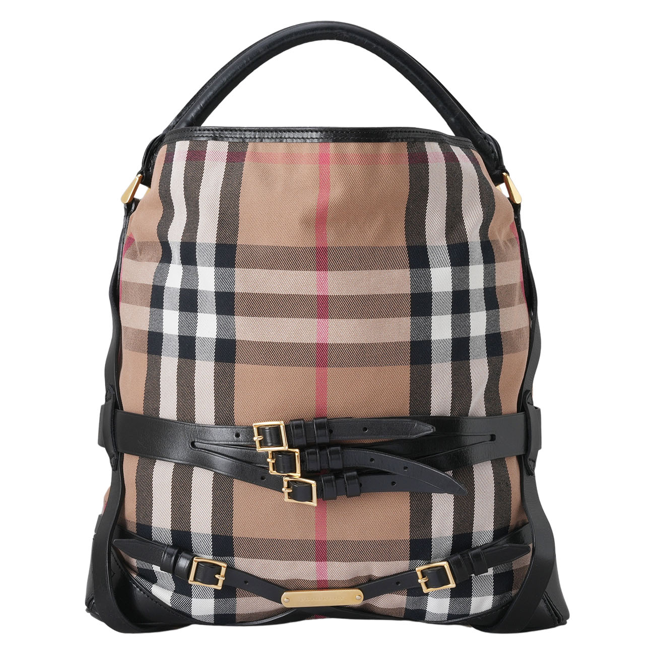 BURBERRY(USED)버버리 체크 버클 호보백