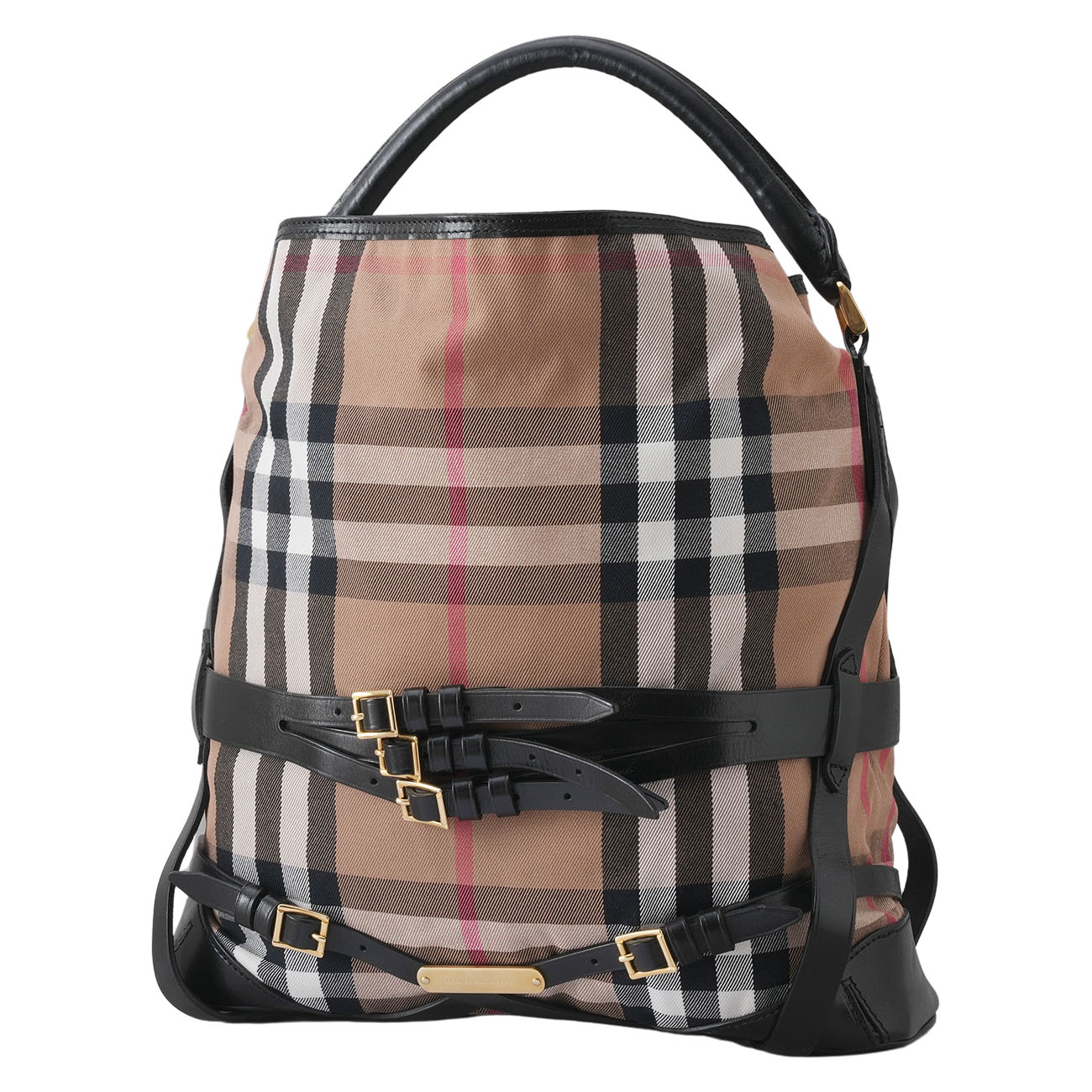 BURBERRY(USED)버버리 체크 버클 호보백