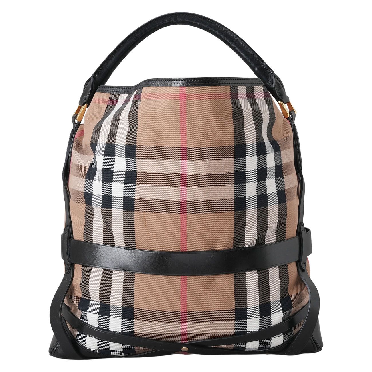 BURBERRY(USED)버버리 체크 버클 호보백
