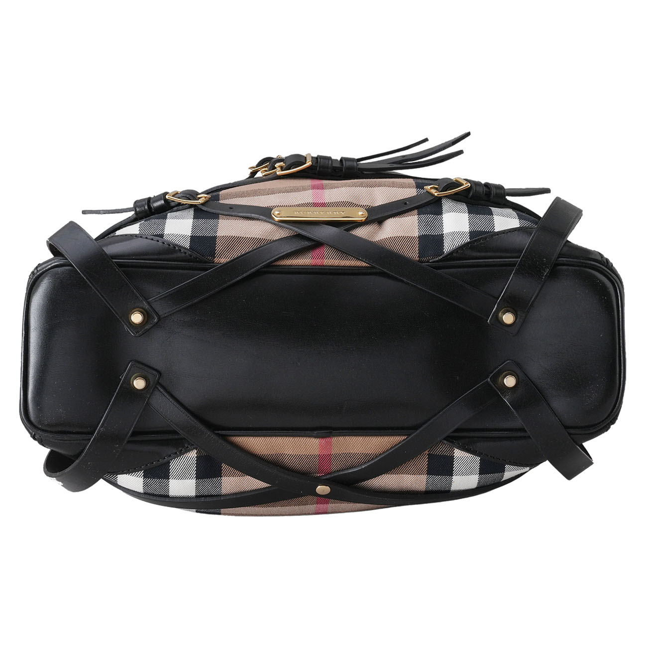 BURBERRY(USED)버버리 체크 버클 호보백