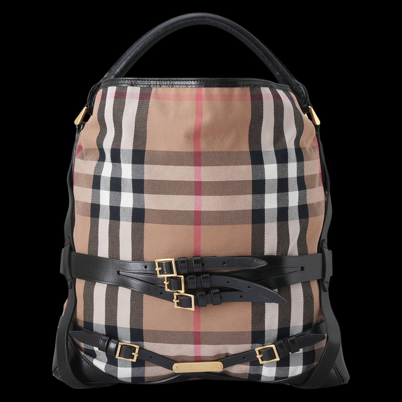 BURBERRY(USED)버버리 체크 버클 호보백