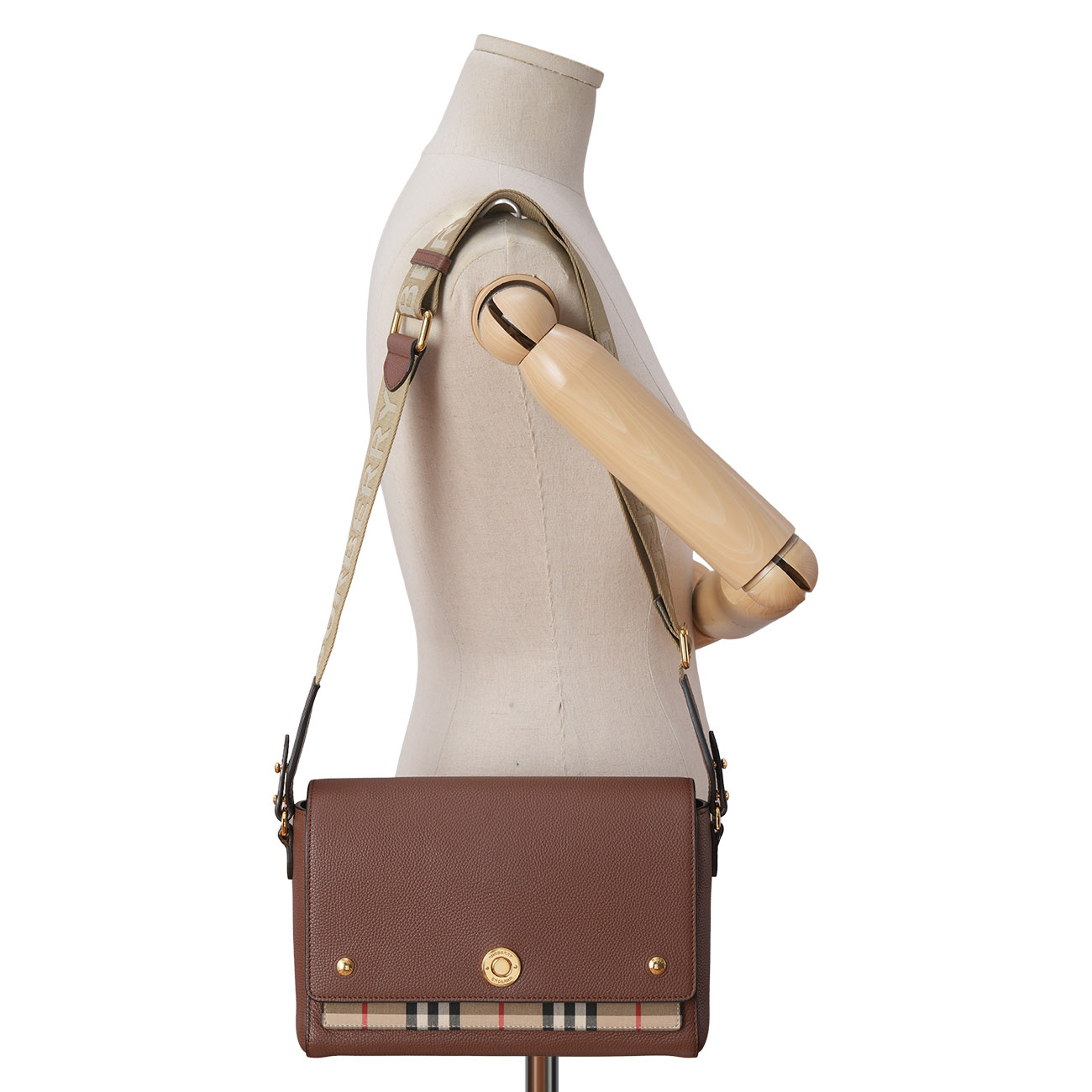 BURBERRY(USED)버버리 8021111 빈티지 체크 노트 크로스바디백