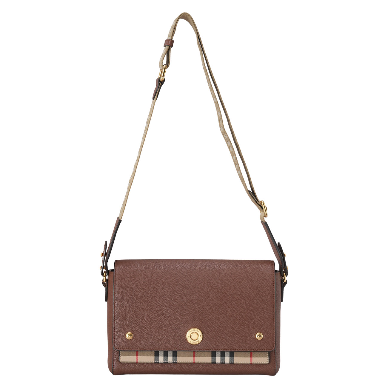 BURBERRY(USED)버버리 8021111 빈티지 체크 노트 크로스바디백
