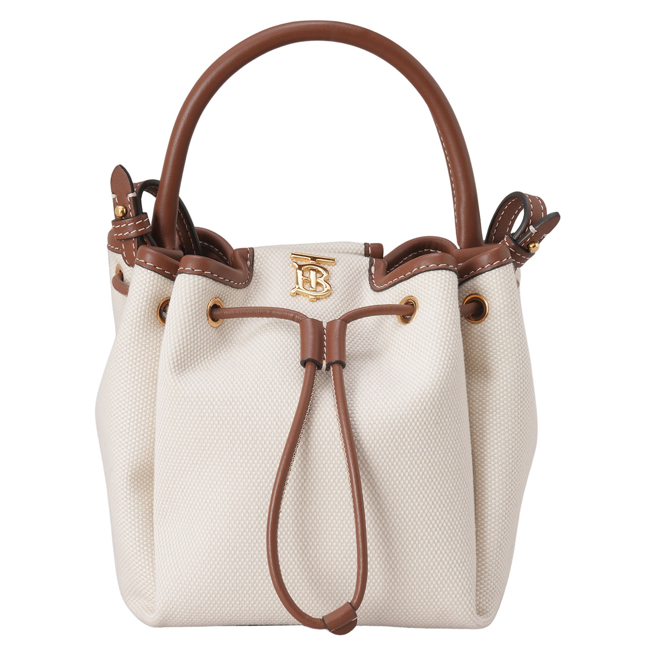 BURBERRY(USED)버버리 TB 캔버스 미니 버킷백
