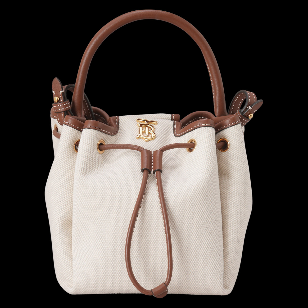 BURBERRY(USED)버버리 TB 캔버스 미니 버킷백