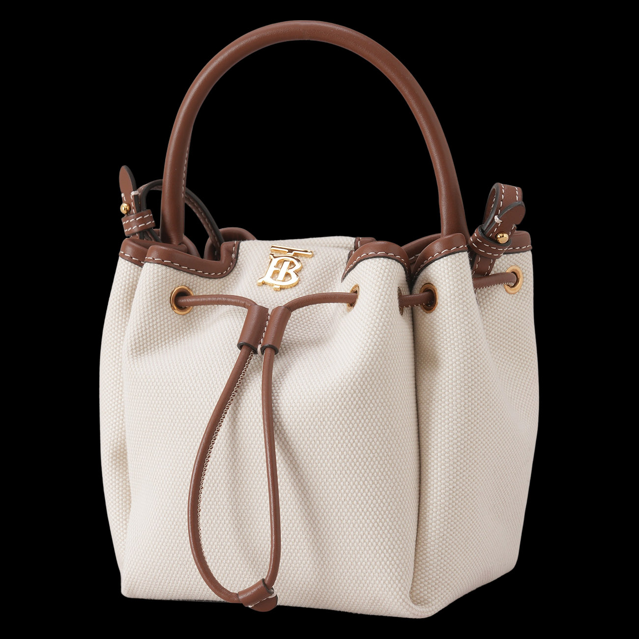 BURBERRY(USED)버버리 TB 캔버스 미니 버킷백