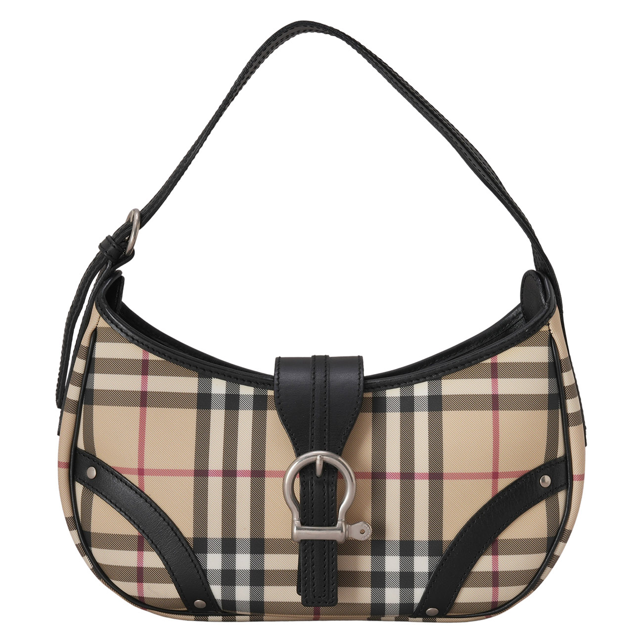 BURBERRY(USED)버버리 체크 호보 숄더백