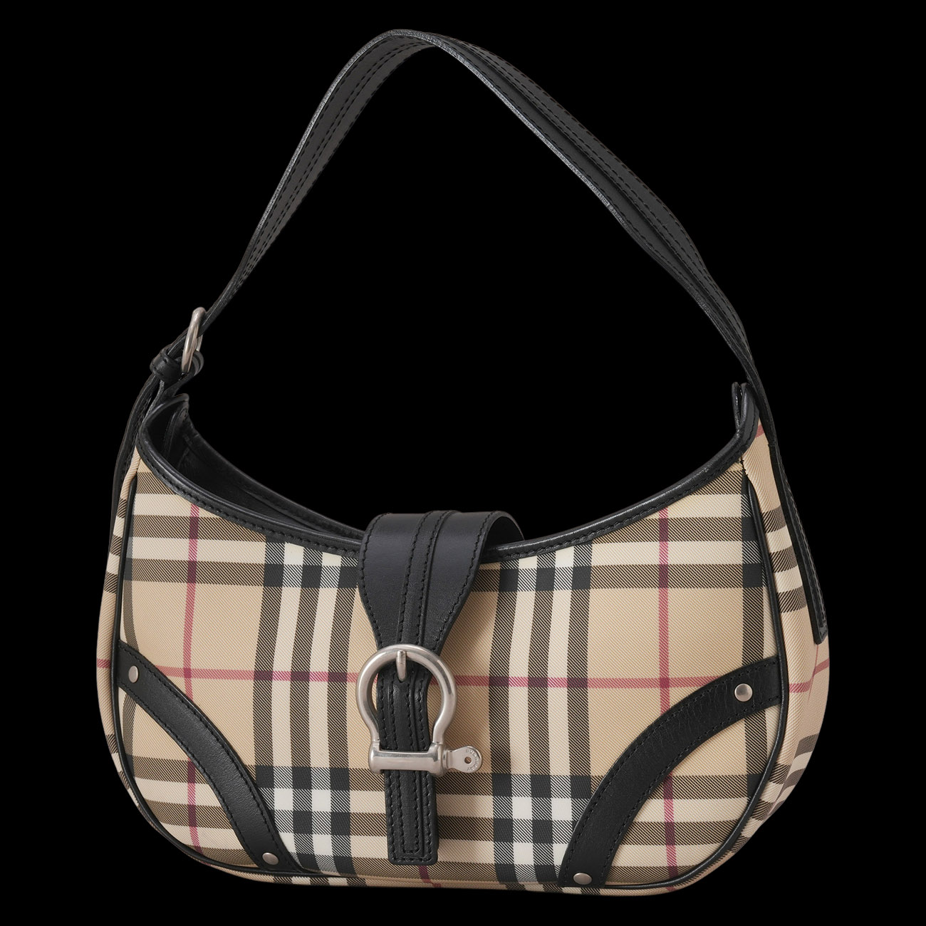 BURBERRY(USED)버버리 체크 호보 숄더백